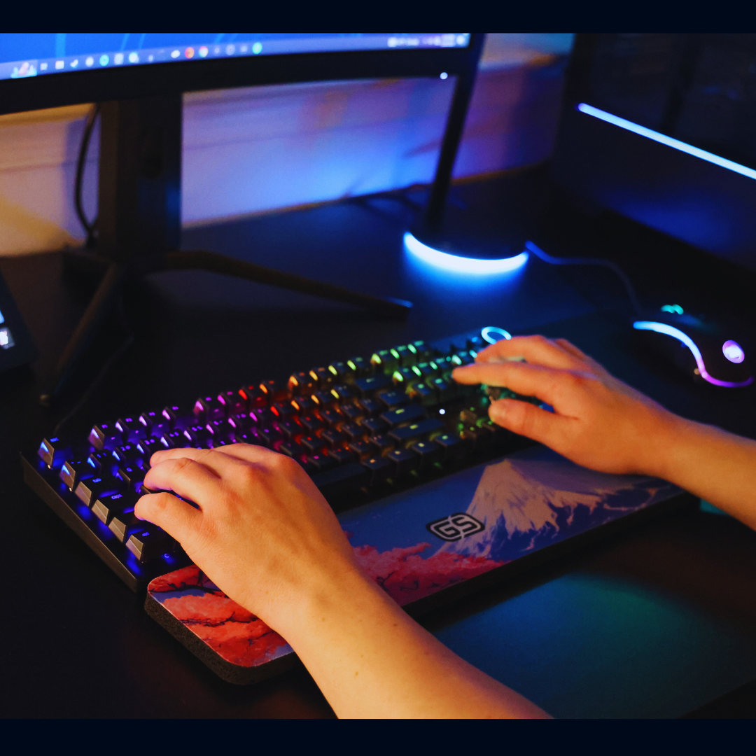 Gamer Sleeve-keyboard wrist rest-ergonomic wrist rest-wrist rest-wrist pad for keyboard-keyboard wrist support-gaming wrist rest-GS Wrist Rest-Gamer Sleeve Wrist Rest-Cool Wrist Rest-Wrist Rest with cool designs