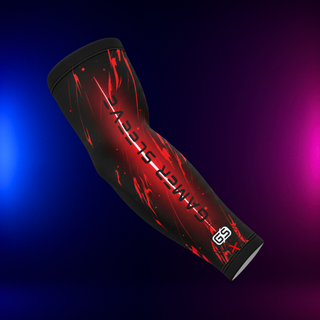Gamer Sleeve compression arm sleeve — premium gaming sleeve and esports peripheral for PC gamers and streamers