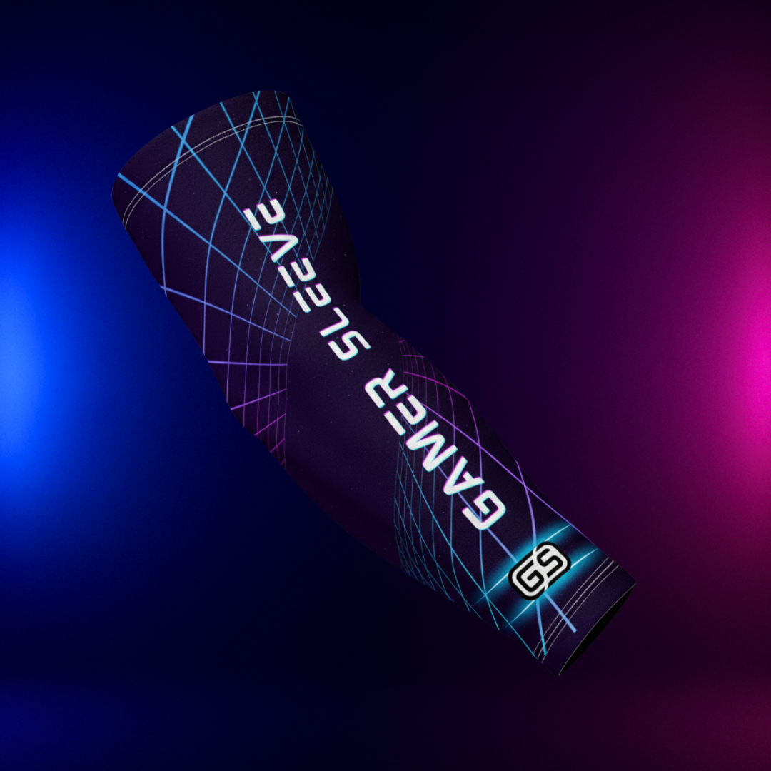 Gamer Sleeve compression arm sleeve — premium gaming sleeve and esports peripheral for PC gamers and streamers